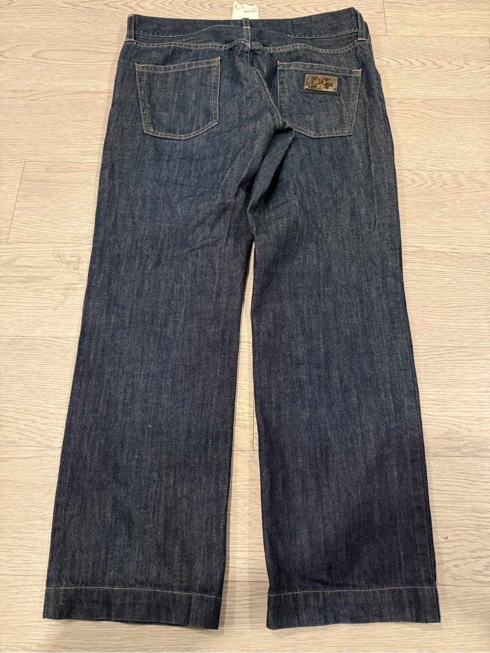 Dolce And Gabbana D&G 14 Classic Metal DG Plaque Pants Size 34x29 Y2k - Picture 8 of 9